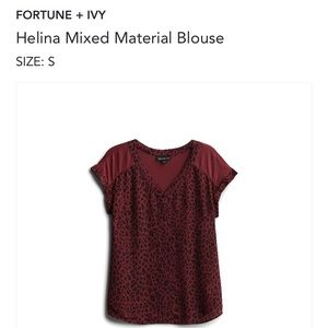 Fortune + Ivy Women’s Top size S